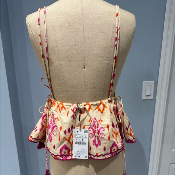 Zara Beaded Boho Top - Picture 2 of 3